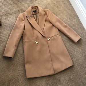 Topshop Slim Fit Boyfriend Coat